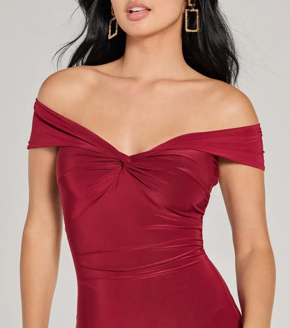 Iris Chic Off The Shoulder Mini Dress