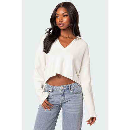 Cropped Comfort Oversize Sweater