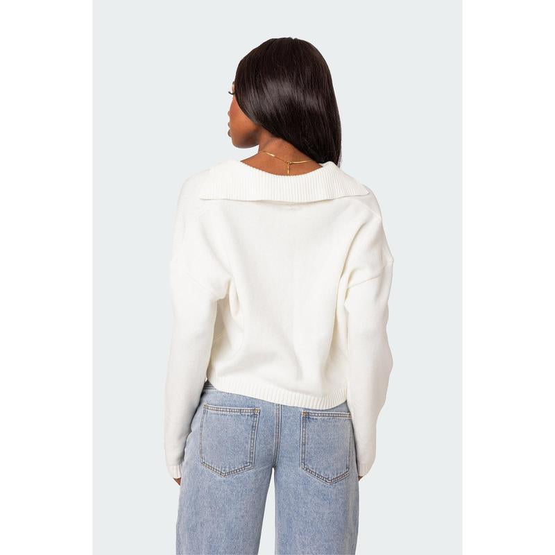 Cropped Comfort Oversize Sweater